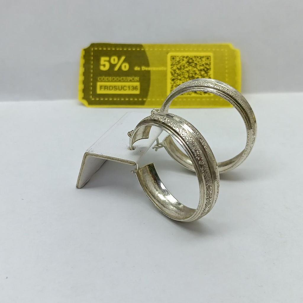 ARRACADAS PAR PLATA 6.6 GRMS (SEMINUEVO)