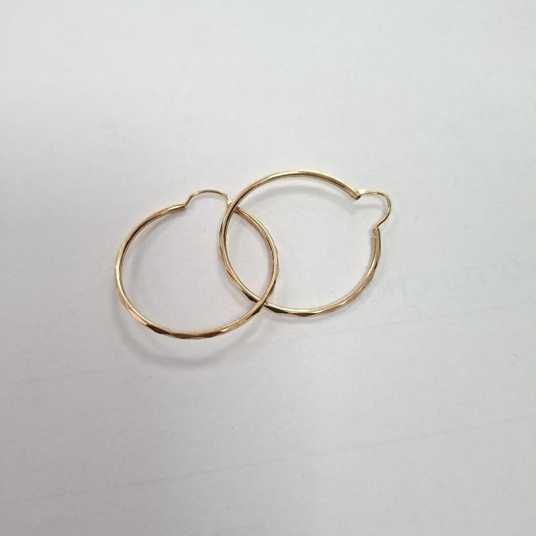 ARRACADAS PAR ORO 14 K 1.6 GRMS (SEMINUEVO)
