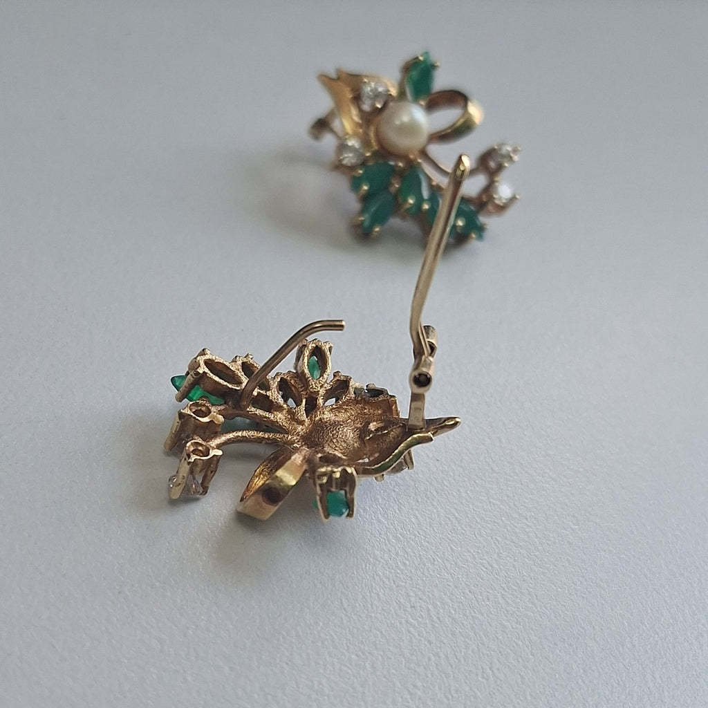 ARETES PAR ORO 14 K 6.9 GRMS (SEMINUEVO)