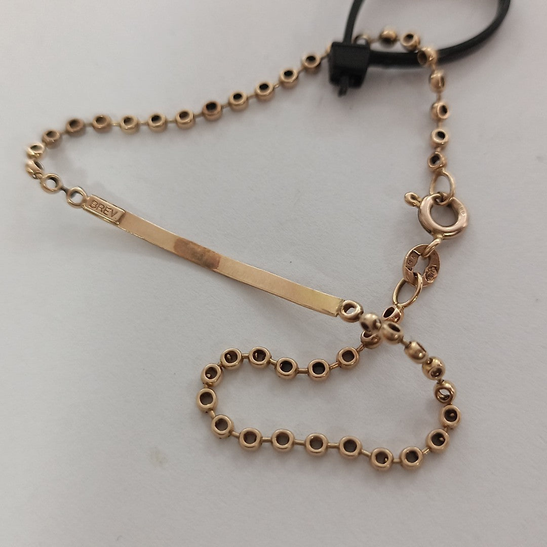 ESCLAVA ORO 14 K 2,40 GRMS (SEMINUEVO)