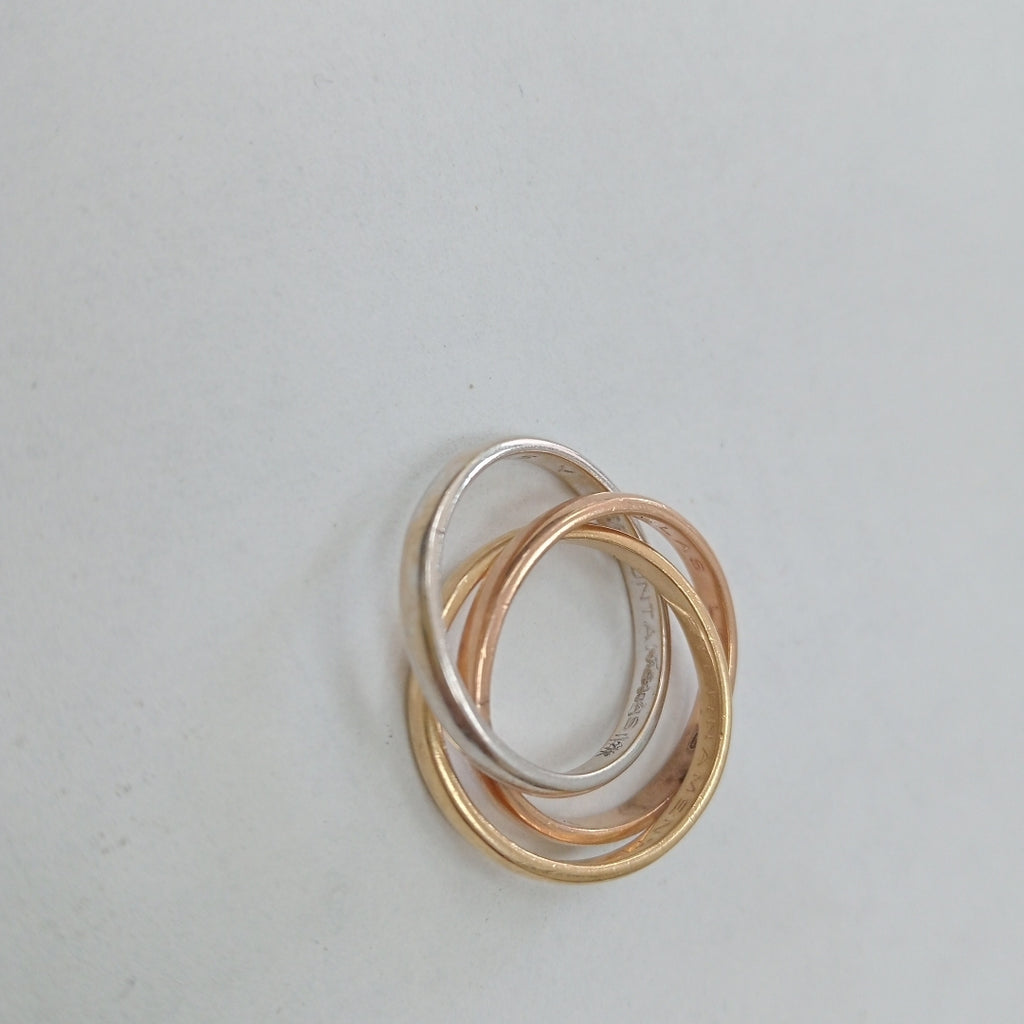 ARGOLLA ORO COMBINADO 14 K 7 GRMS (SEMINUEVO)