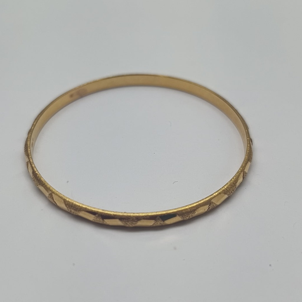 PULSERA RIGIDA ORO 18 K 10.5 GRMS (SEMINUEVO)