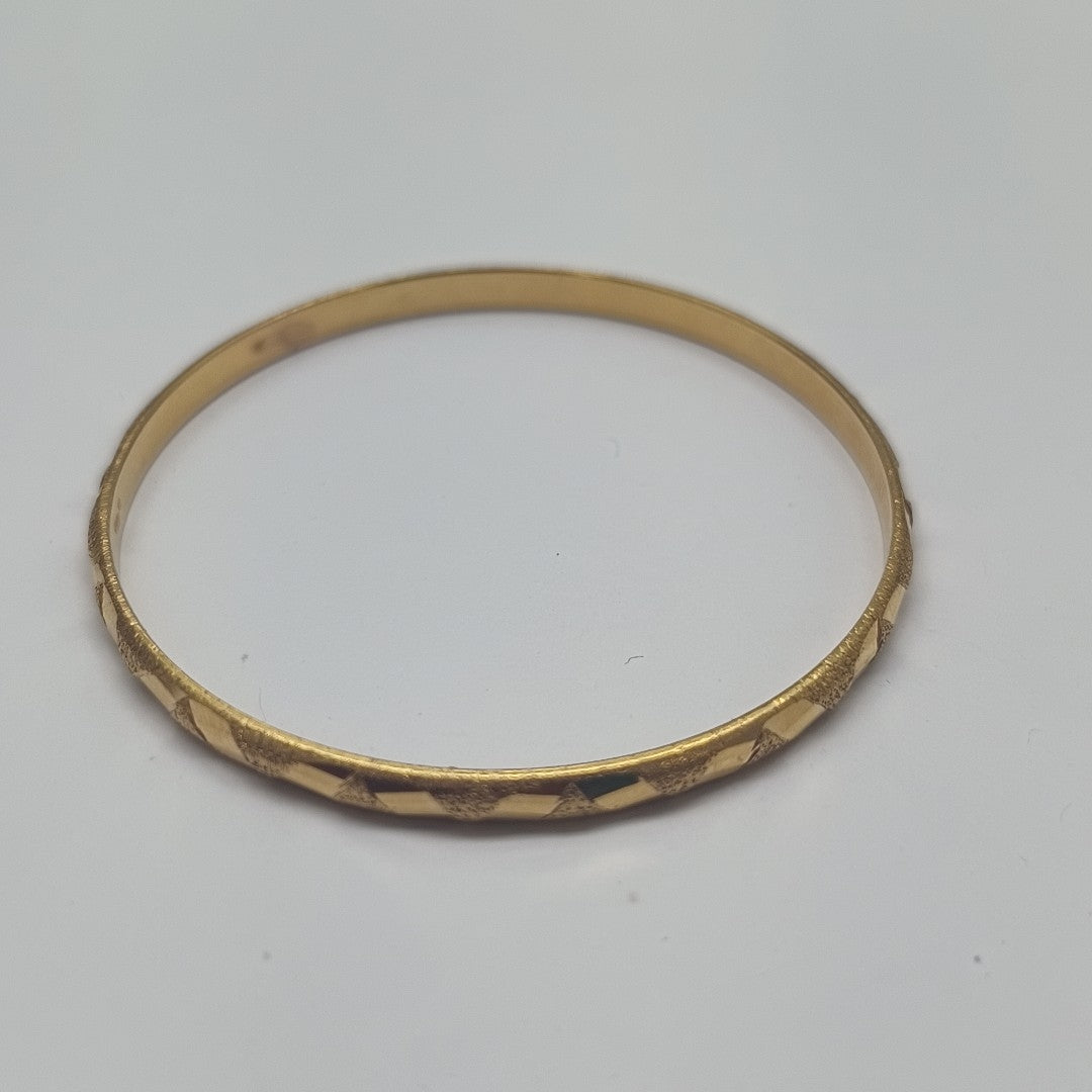 PULSERA RIGIDA ORO 18 K 10.5 GRMS (SEMINUEVO)