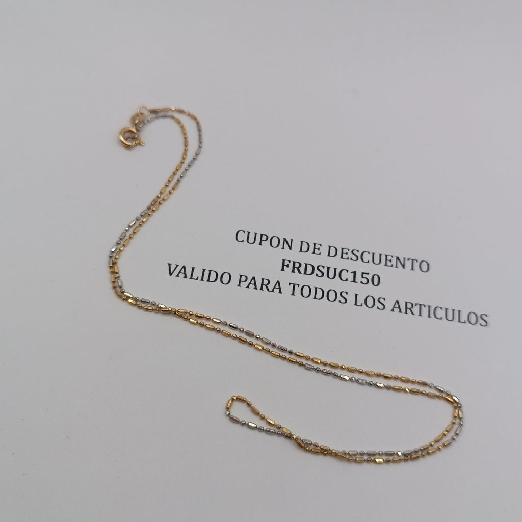 CADENA ORO 14 K 1.5 GRMS (SEMINUEVO)
