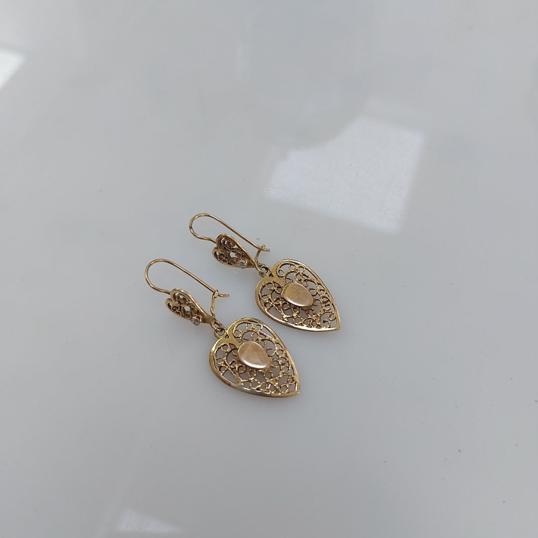 ARETES PAR ORO 8 K 5,30 GRMS (SEMINUEVO)