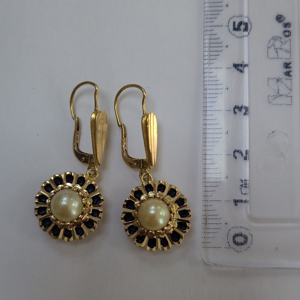 ARETES PAR ORO 10 K 7.8 GRMS (SEMINUEVO)