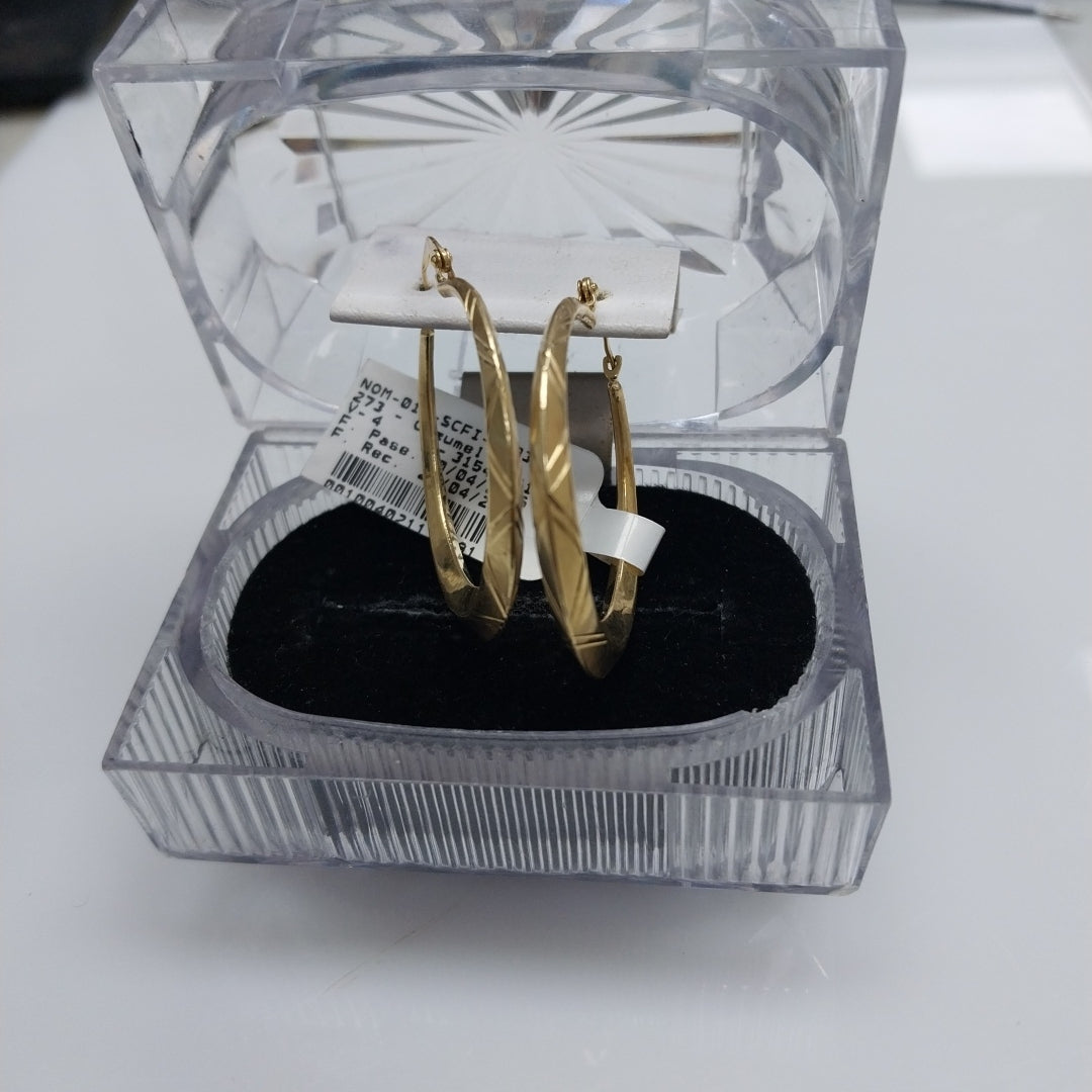 ARETES PAR ORO 14 K 3.6 GRMS (SEMINUEVO)
