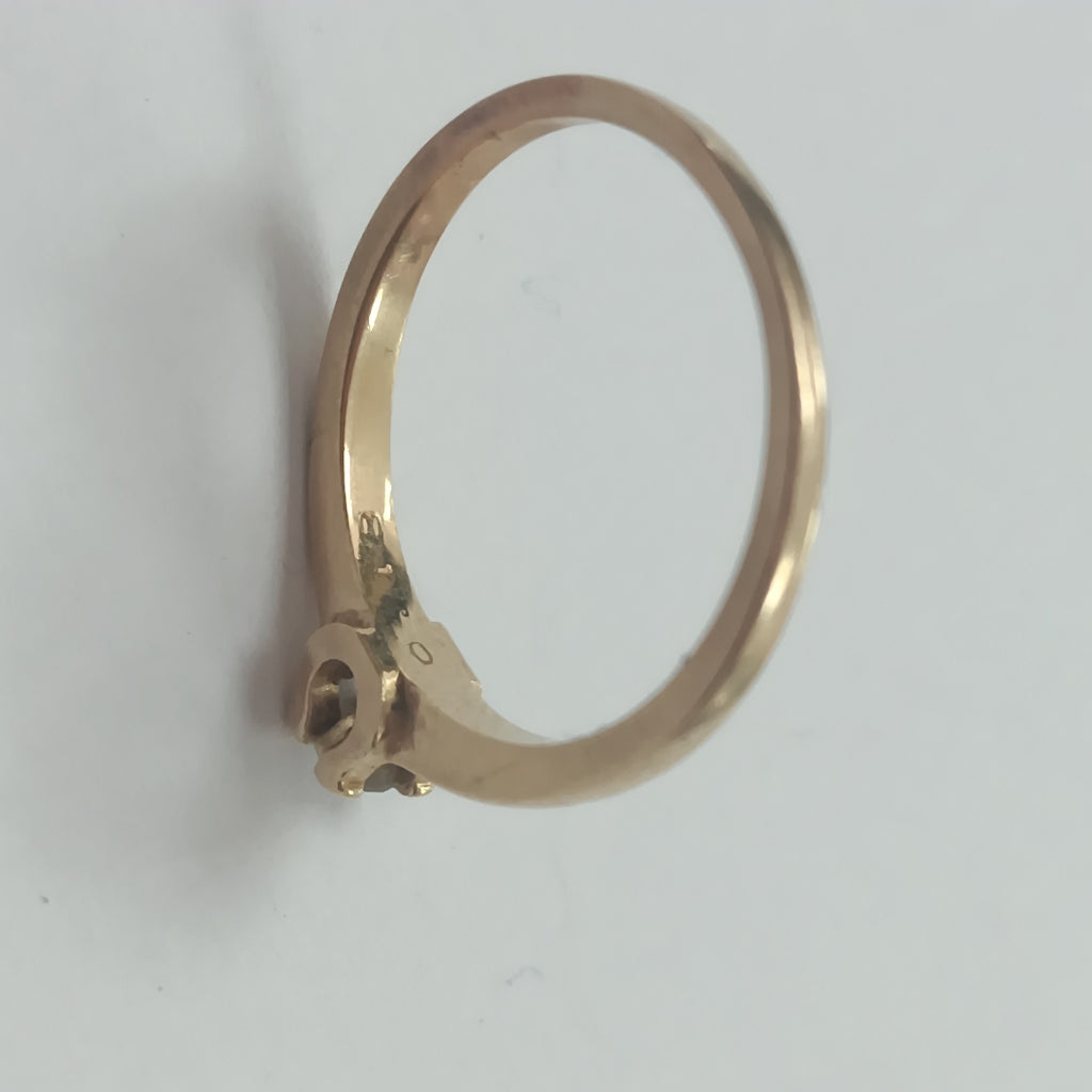 SOLITARIO ORO 14 K 2.5 GRMS (SEMINUEVO)