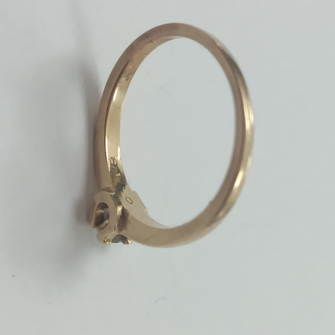 SOLITARIO ORO 14 K 2.5 GRMS (SEMINUEVO)