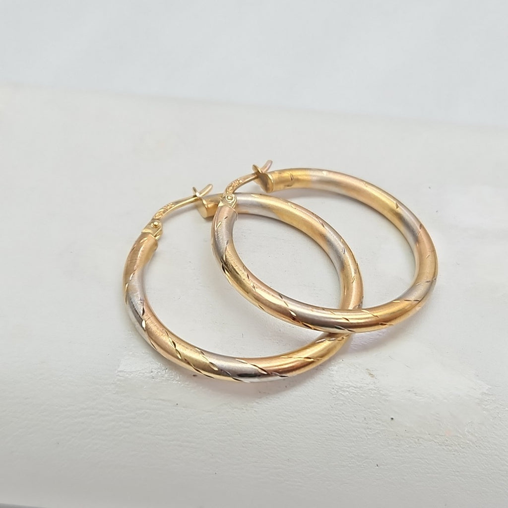 ARRACADAS PAR ORO 14 K 4 GRMS (SEMINUEVO)