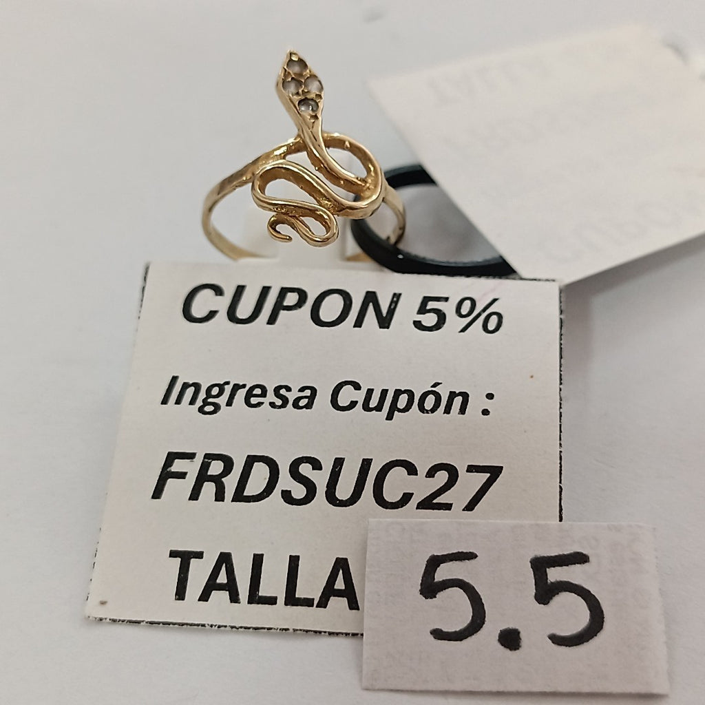 ANILLO ORO 8 K 1,50 GRMS (SEMINUEVO)