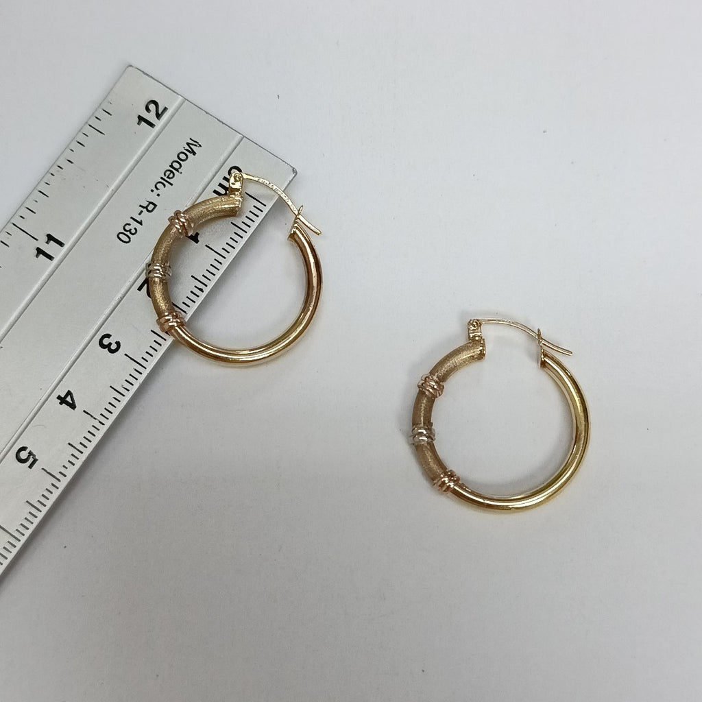 ARRACADAS PAR ORO 10 K 4.3 GRMS (SEMINUEVO)