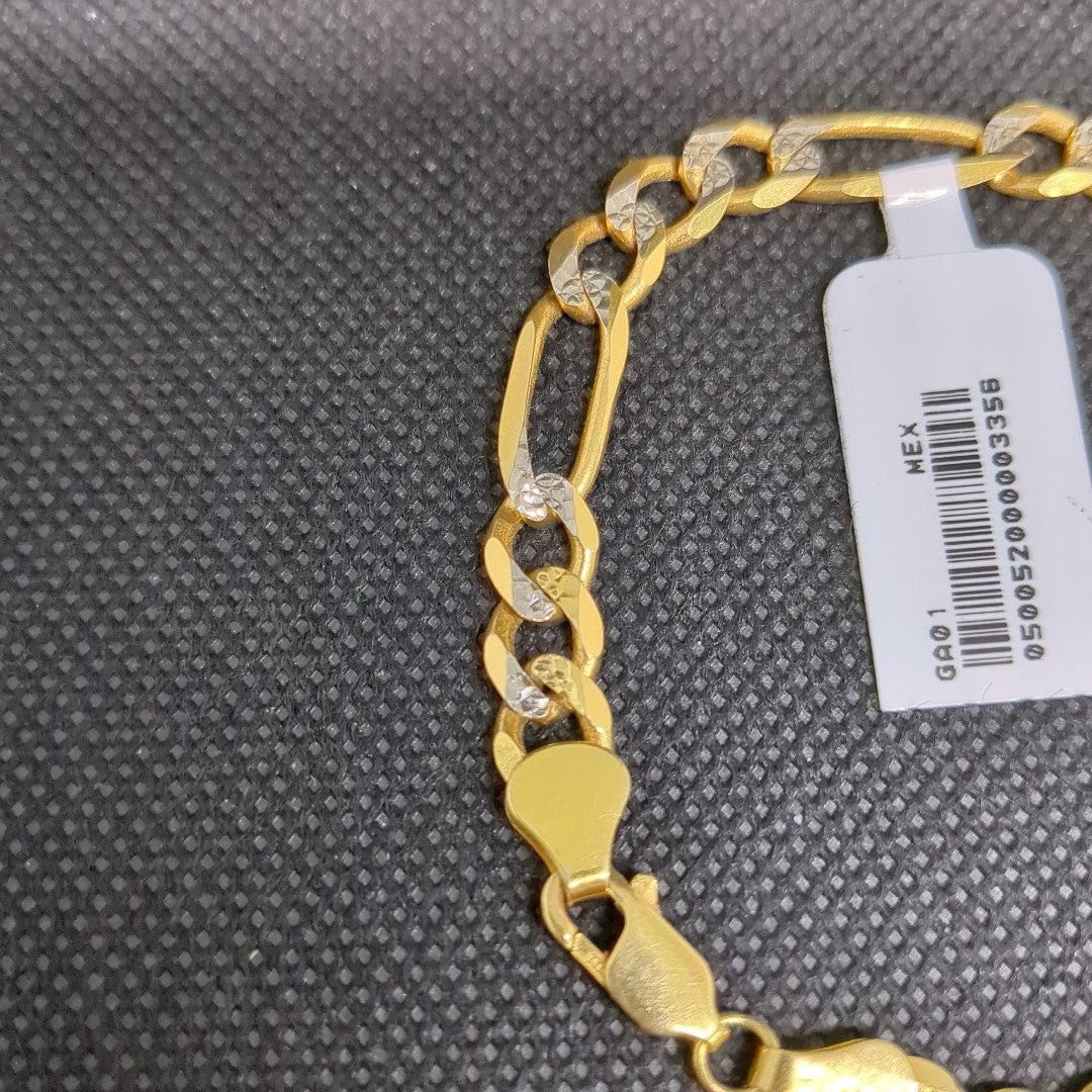 PULSERA 3 X 1 DIAMANTADA 14.3GR 21 CM (NUEVO)