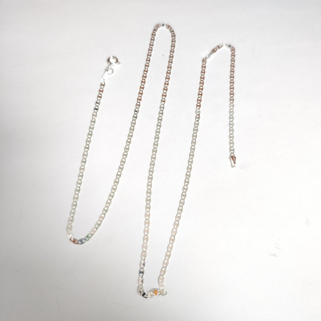 CADENA TEJIDO ESPEJO PLATA .925 60 CM 4.2 GR (NUEVO)