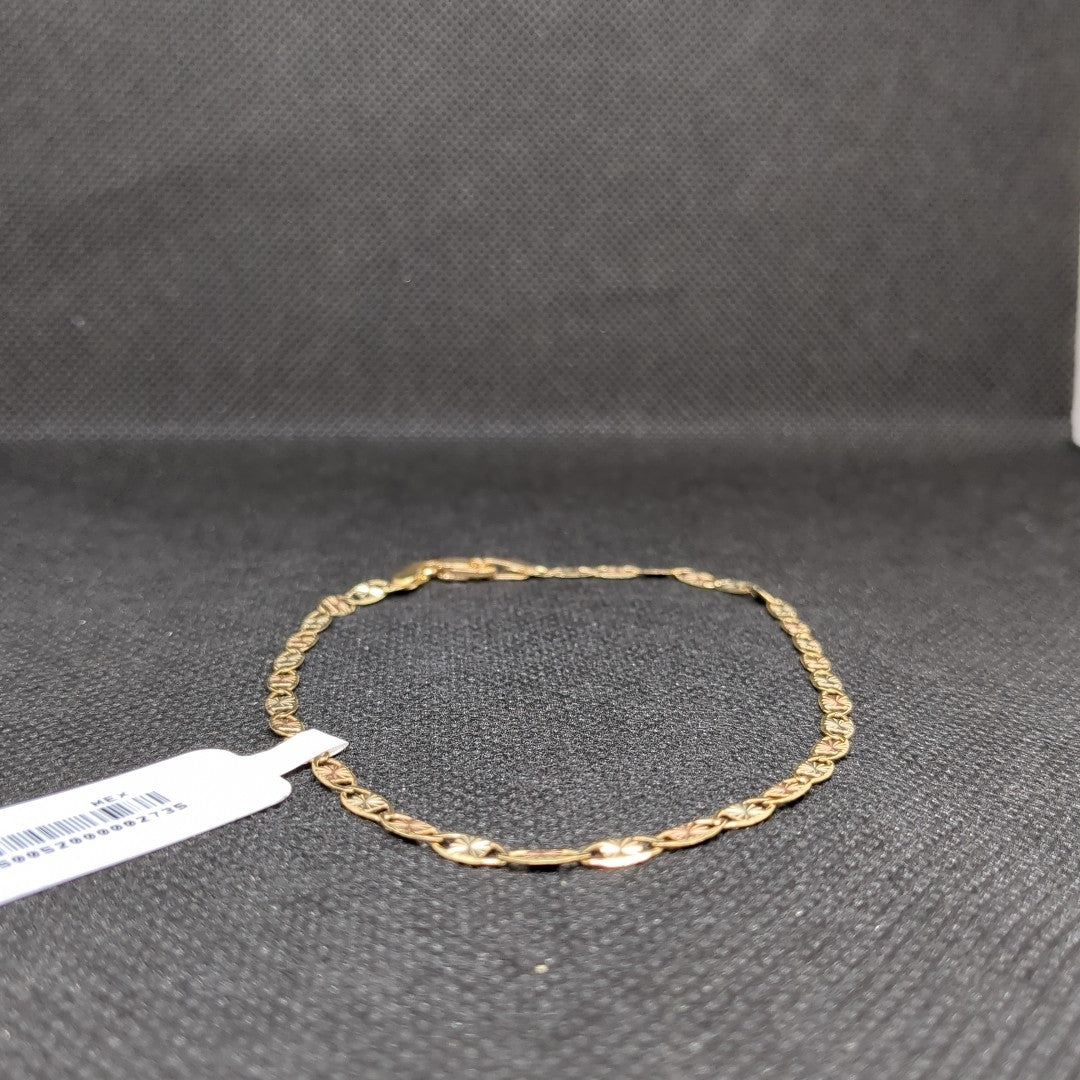 PULSERA TEJIDO MARINERO 3.81GR 23 CM (NUEVO)