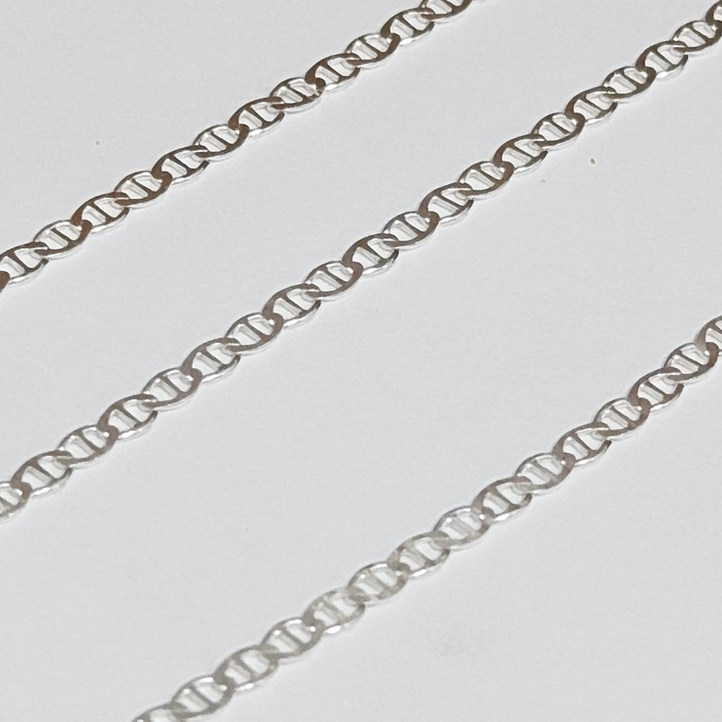 CADENA TEJIDO GUCHI PLATA .925 55 CM 3.5 GR (NUEVO)