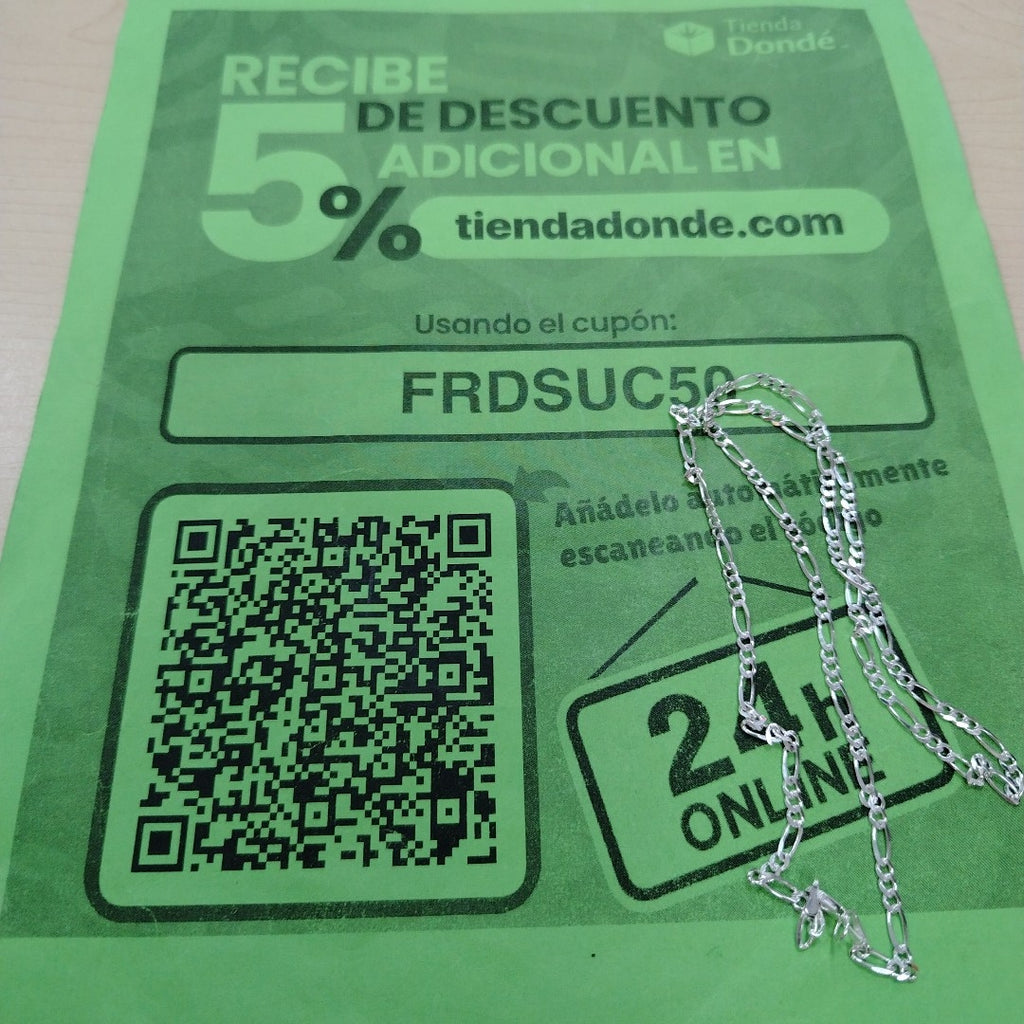 CADENA TEJIDO 3X1 PLATA .925 55 CM 7.4 GR (NUEVO)