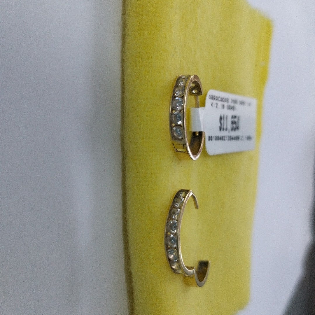 ARRACADAS PAR ORO 14 K 2,10 GRMS (SEMINUEVO)