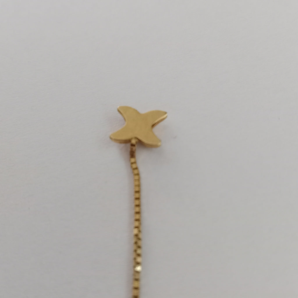 ARETES PAR ORO 14 K 1,30 GRMS (SEMINUEVO)