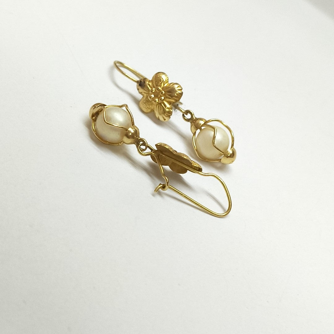 ARETES PAR ORO 16K 3,00 GRMS (SEMINUEVO)