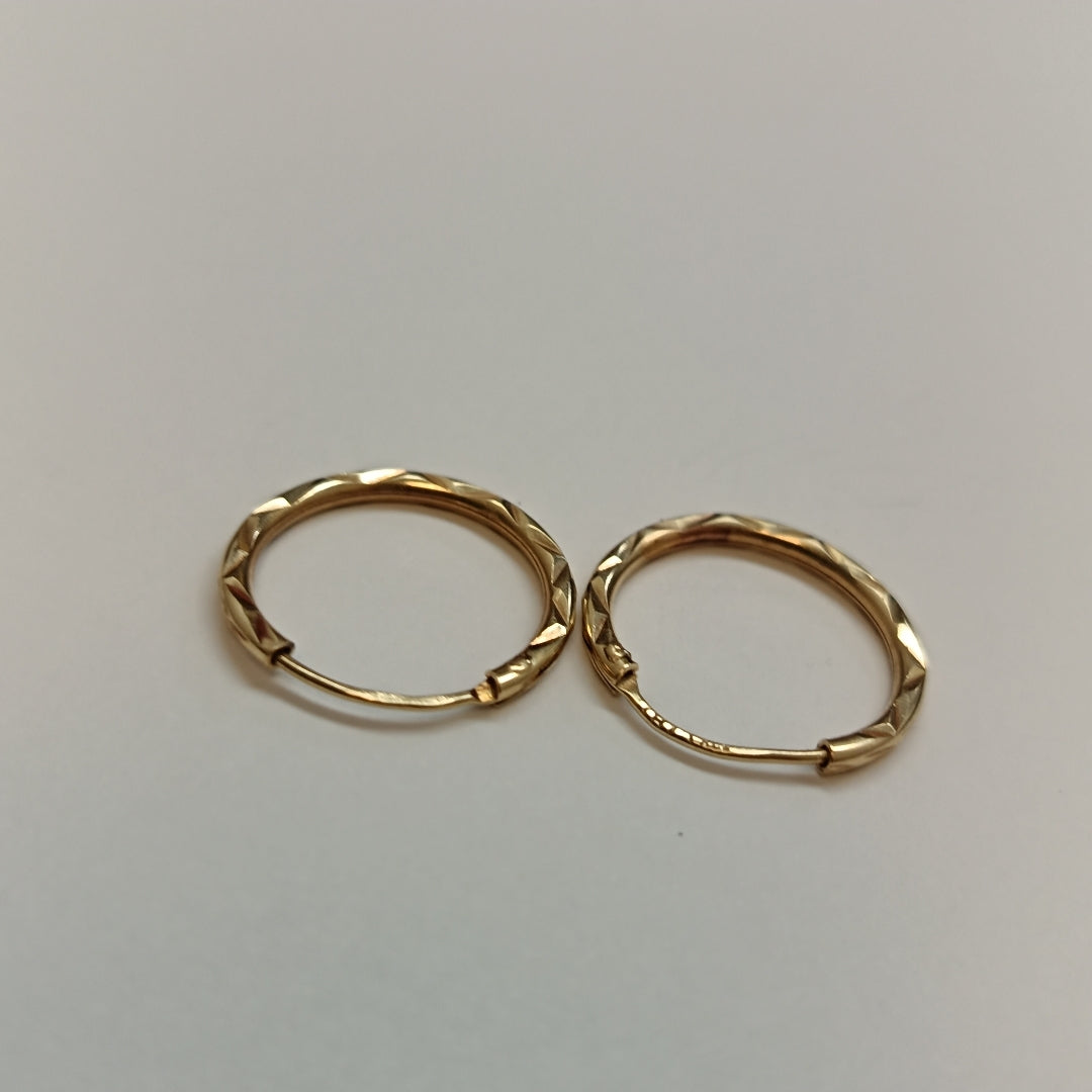 ARRACADAS PAR ORO 10 K 1,10 GRMS (SEMINUEVO)