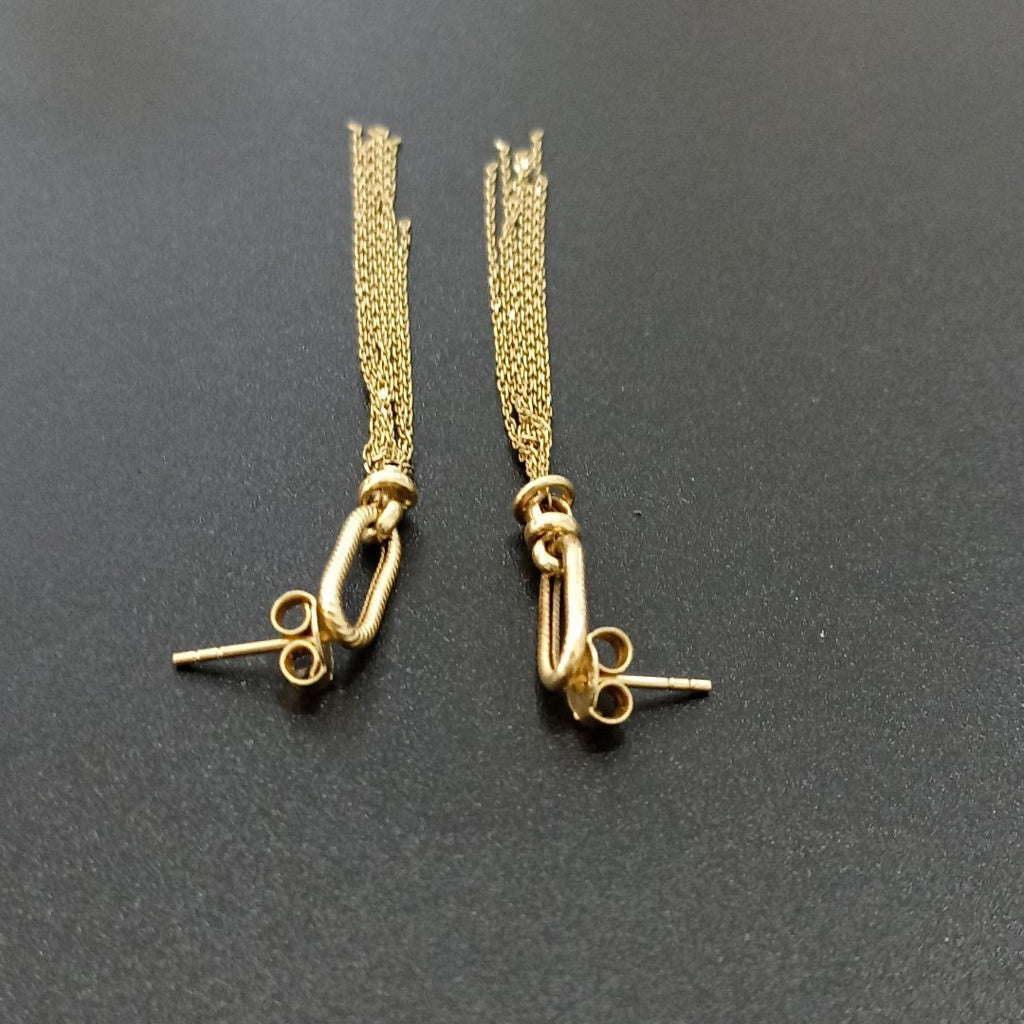 ARETES PAR,PULSERA ORO 14 K 2,30 GRMS (SEMINUEVO)