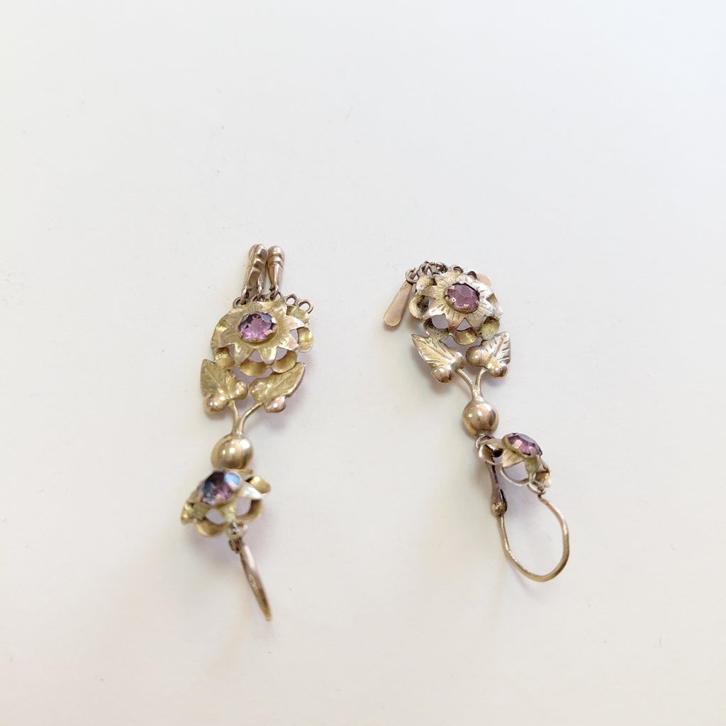 ARETES PAR ORO 8 K 3.5 GRMS (SEMINUEVO)