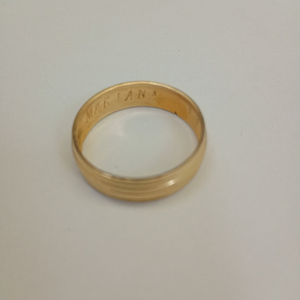 ARGOLLA ORO 14 K 2.9 GRMS (SEMINUEVO)