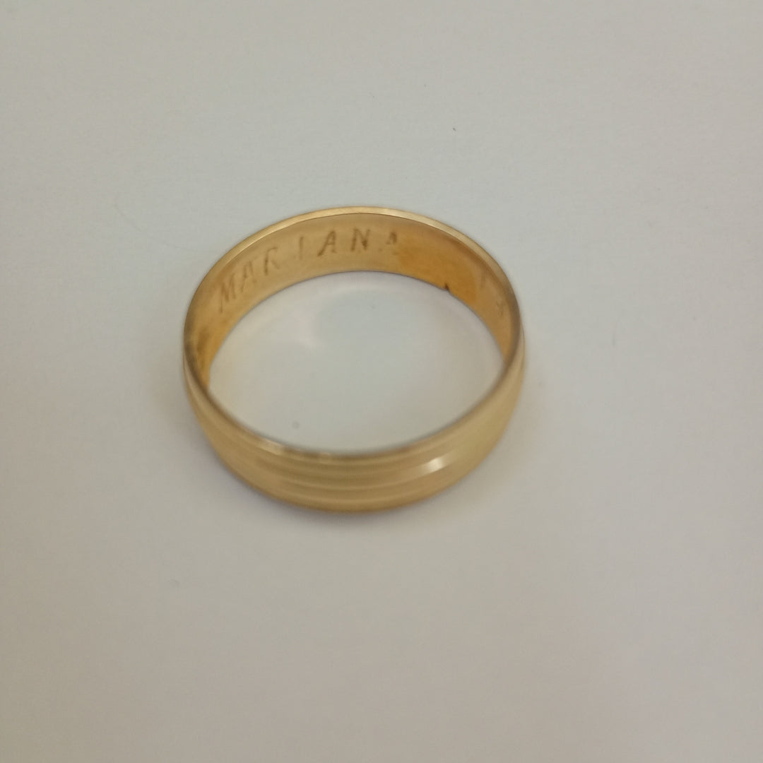 ARGOLLA ORO 14 K 2.9 GRMS (SEMINUEVO)