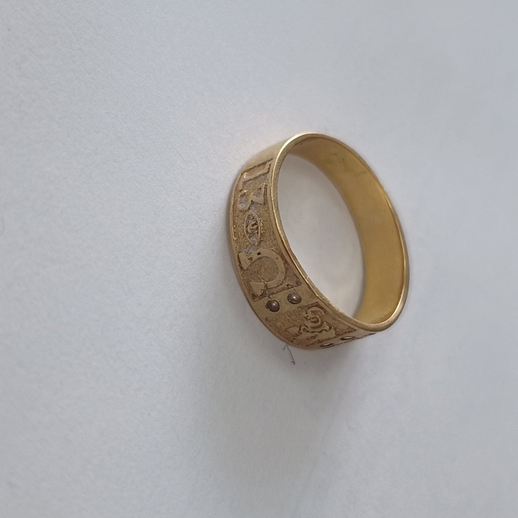 ARGOLLA DE LA SUERTE ORO 10 K 3 GRMS (SEMINUEVO)