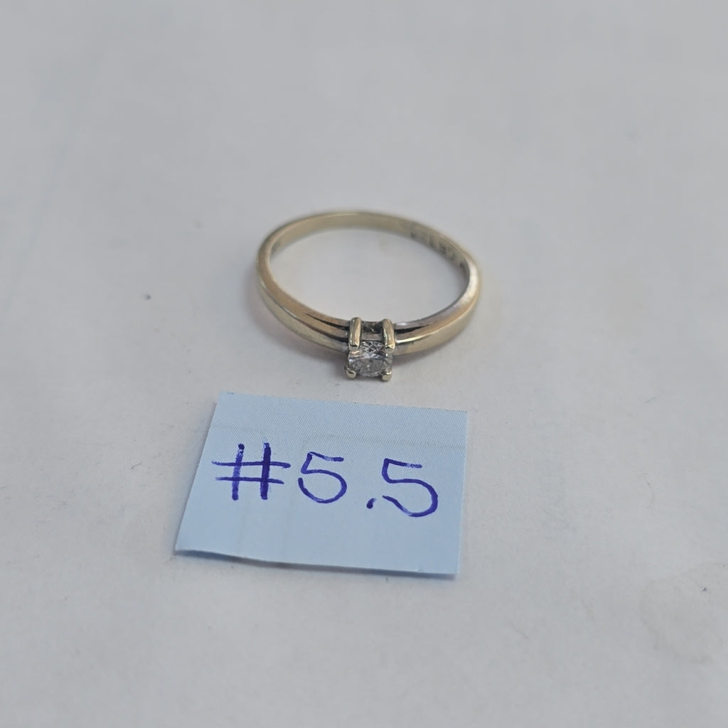 ANILLITO ORO BLANCO 14 K 1.7 GRMS (SEMINUEVO)