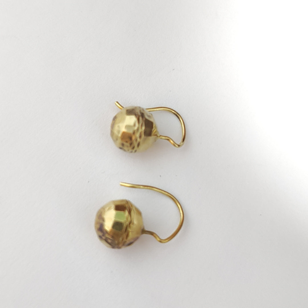 ARETES PAR ORO 18 K 3.7 GRMS (SEMINUEVO)