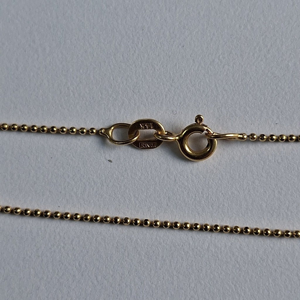 GARGANTILLA ORO 14 K 2.6 GRMS (SEMINUEVO)