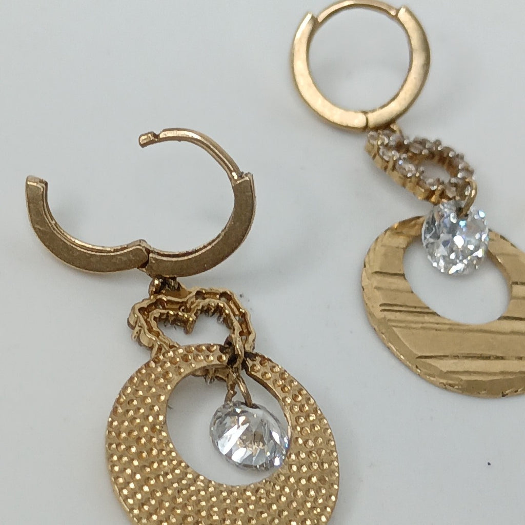 ARETES PAR ORO 14 K 4 GRMS (SEMINUEVO)