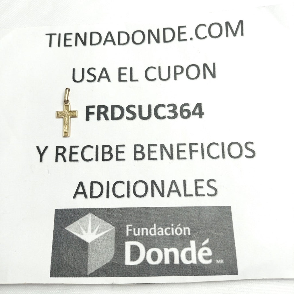 CRUZ ORO 14 K 1,00 GRMS (SEMINUEVO)