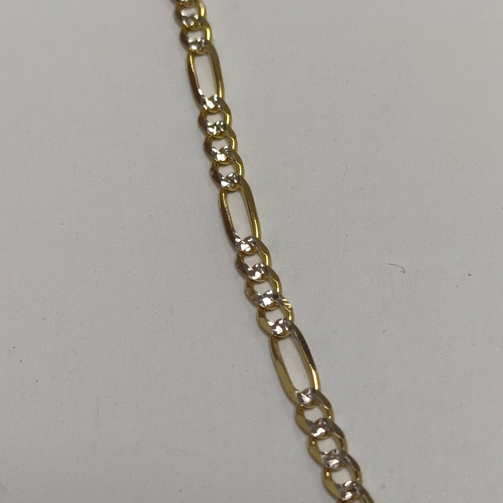 CADENAS 3X1 DIAMANTADA ORO 14K 55 CM 8.3 GR (NUEVO)