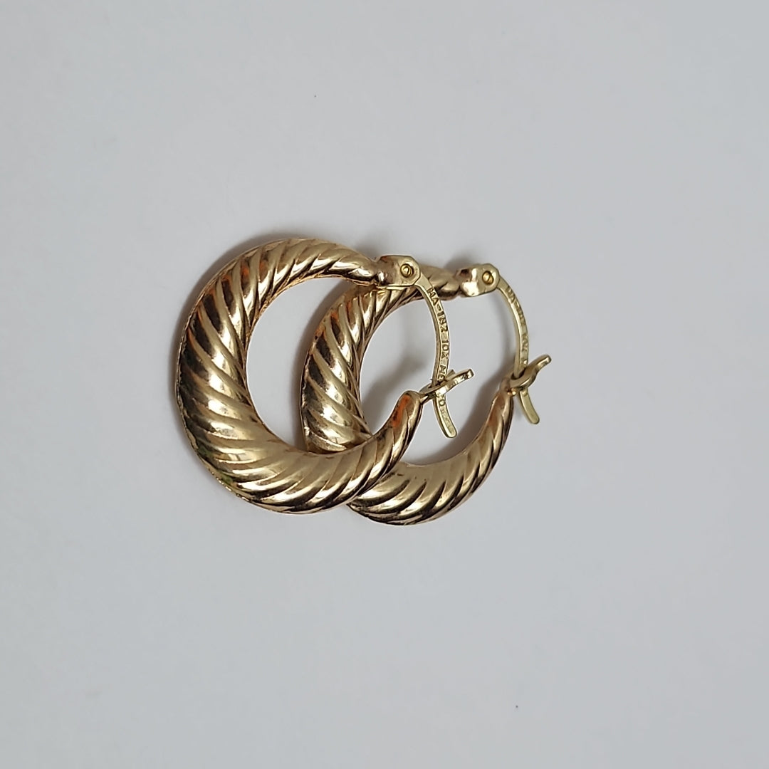 ARRACADAS PAR ORO 10 K 1,70 GRMS (SEMINUEVO)