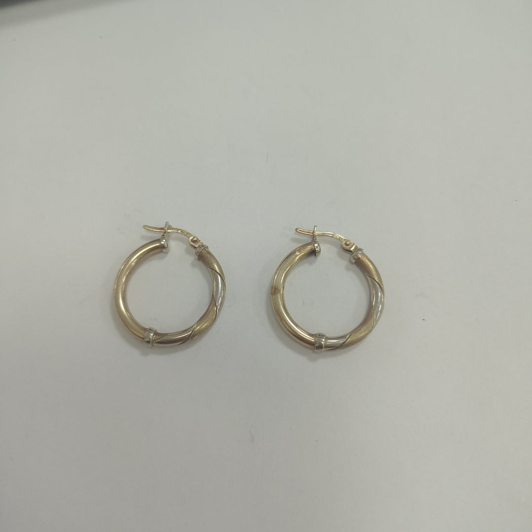 ARRACADAS PAR ORO 14 K 3.5 GRMS (SEMINUEVO)