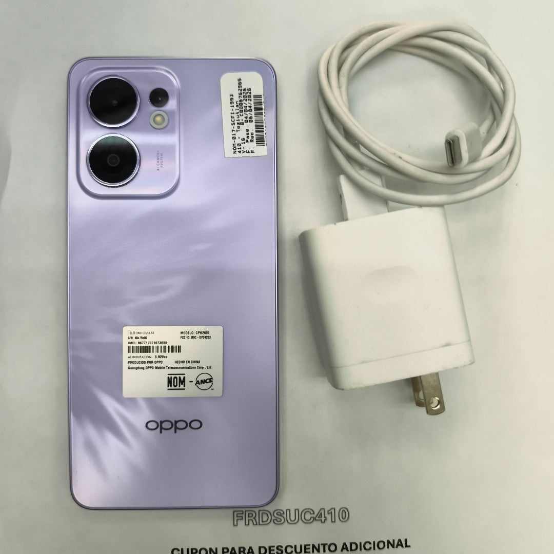 CELULAR OPPO  RENO 13F 5G CPH2699 (2025) 256 GB 12 GB RAM (SEMINUEVO)