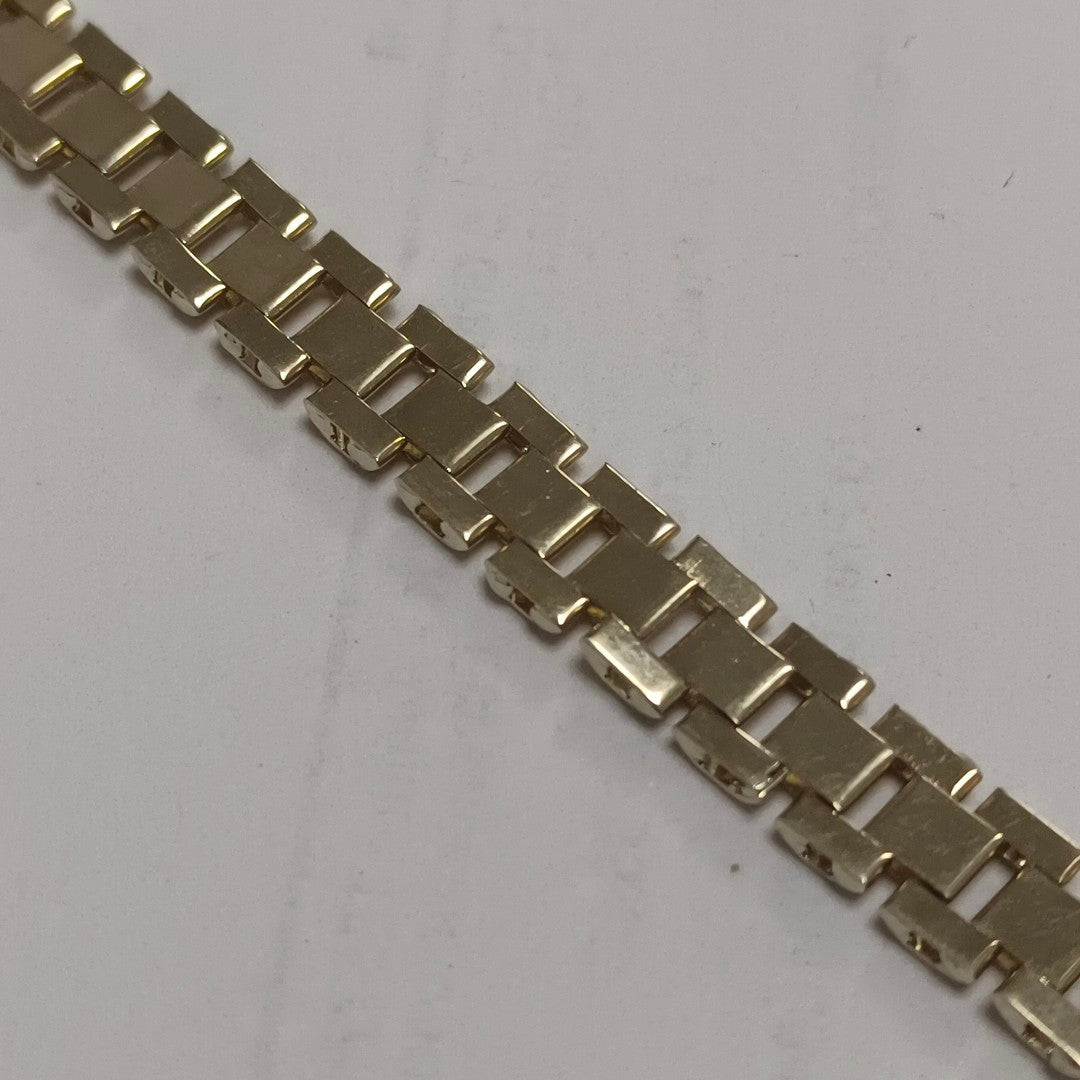 PULSERAS TEJIDO ESPECIAL ORO 10K 18 CM 11 GR (NUEVO)