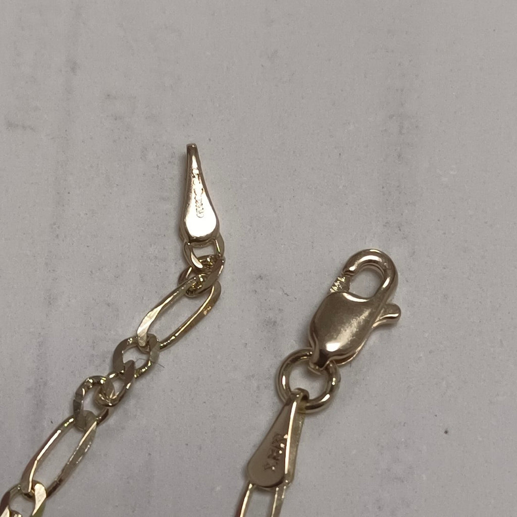 PULSERAS 3X1 ORO 14K 21 CM 2 GR (NUEVO)