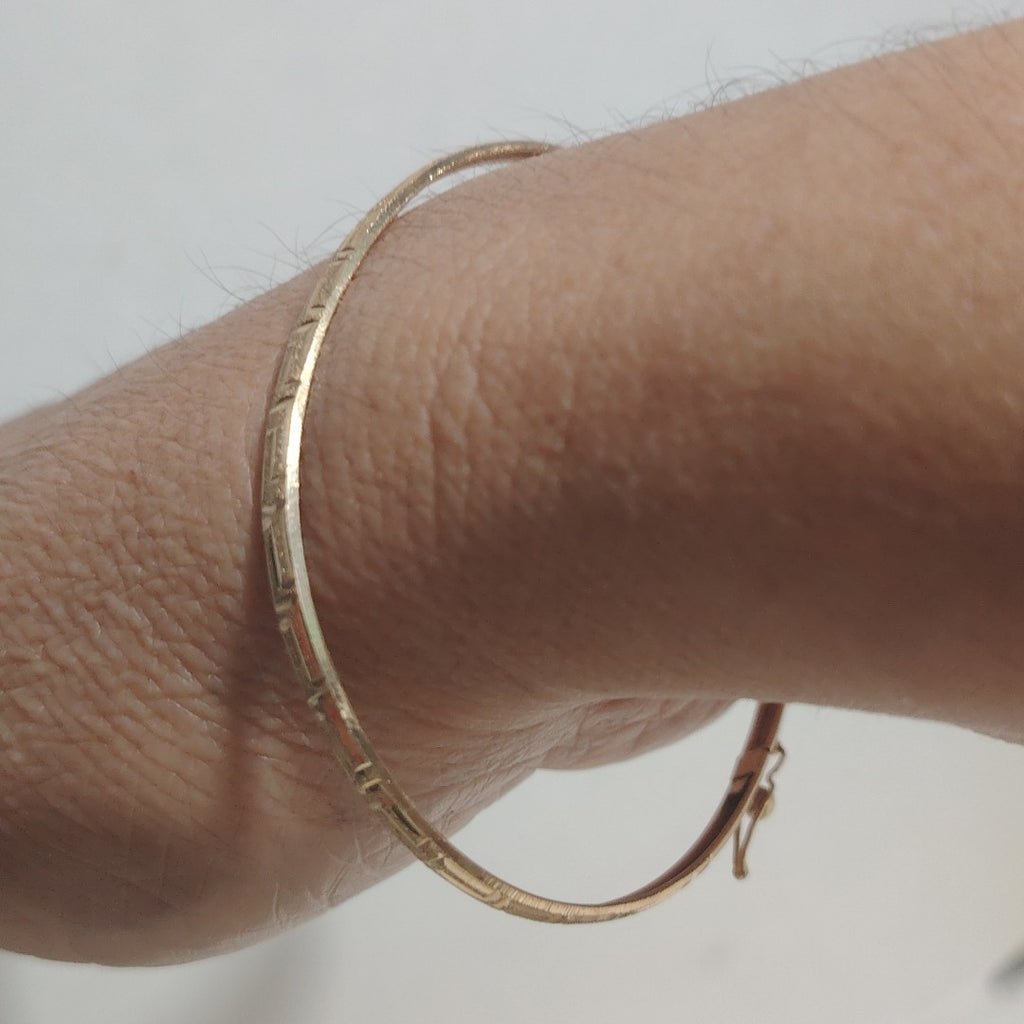 PULSERA RIGIDA ORO 14 K 2.9 GRMS (SEMINUEVO)