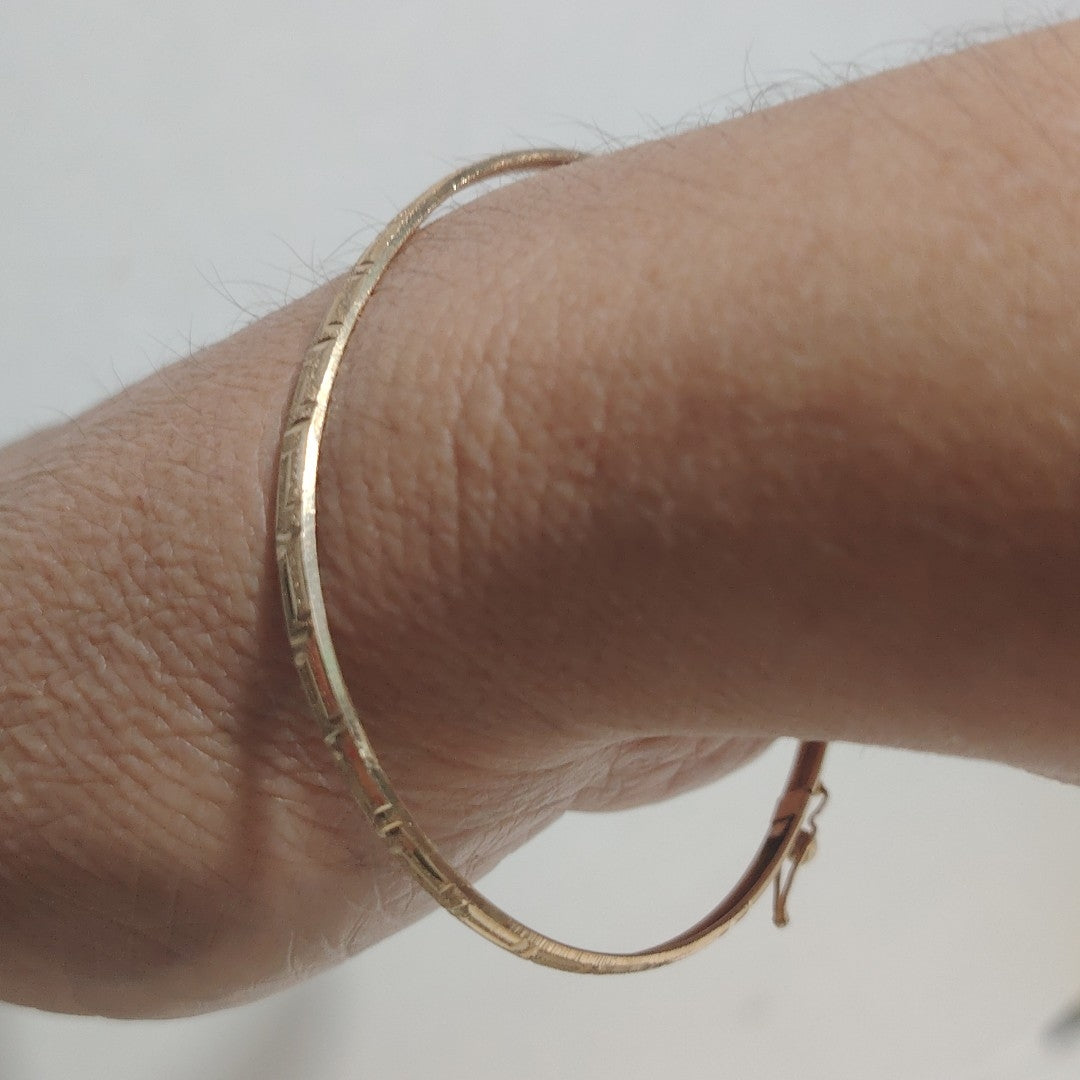 PULSERA RIGIDA ORO 14 K 2.9 GRMS (SEMINUEVO)