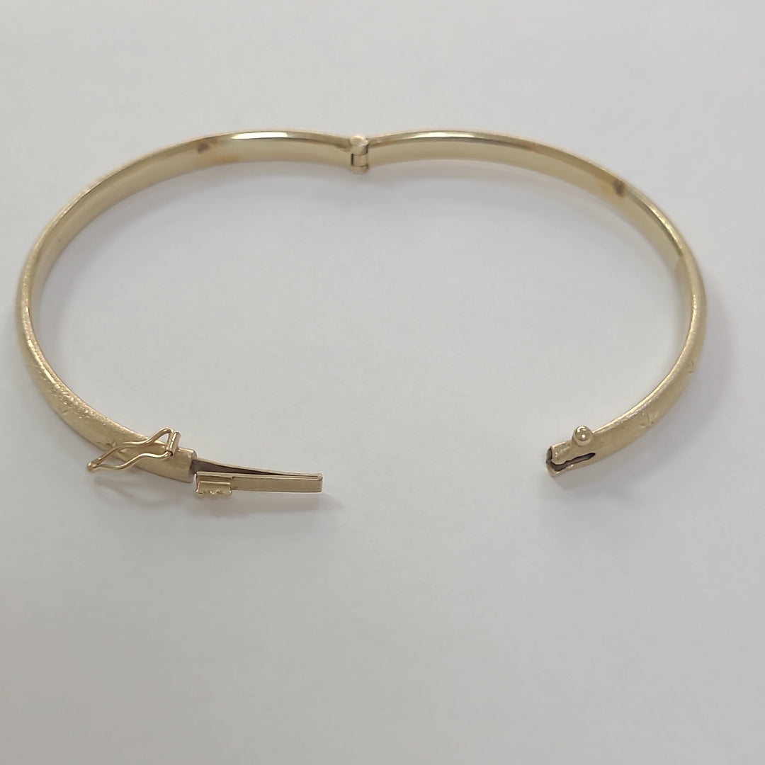 PULSERA RIGIDA ORO 14 K 8,30 GRMS (SEMINUEVO)