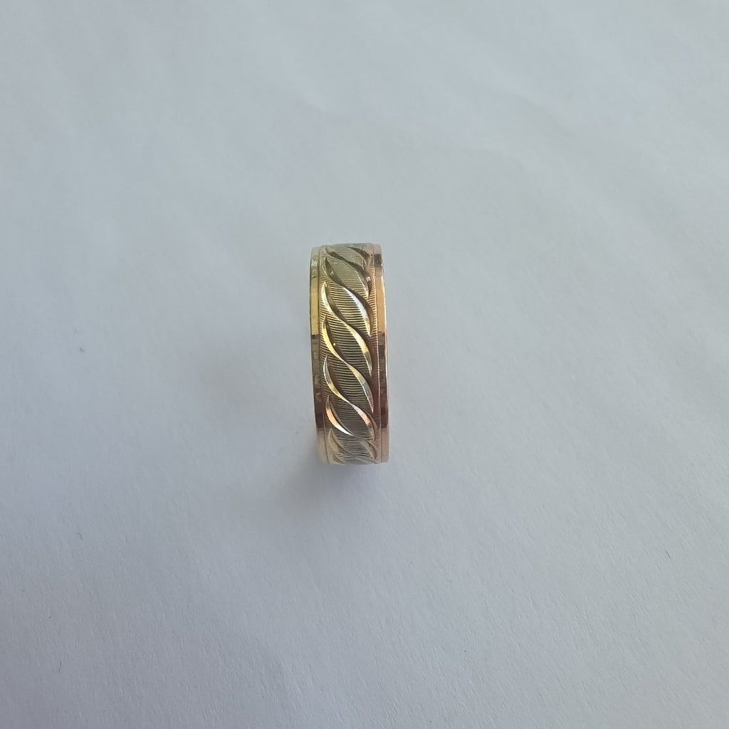 ARGOLLA ORO COMBINADO 10 K 2,60 GRMS (SEMINUEVO)
