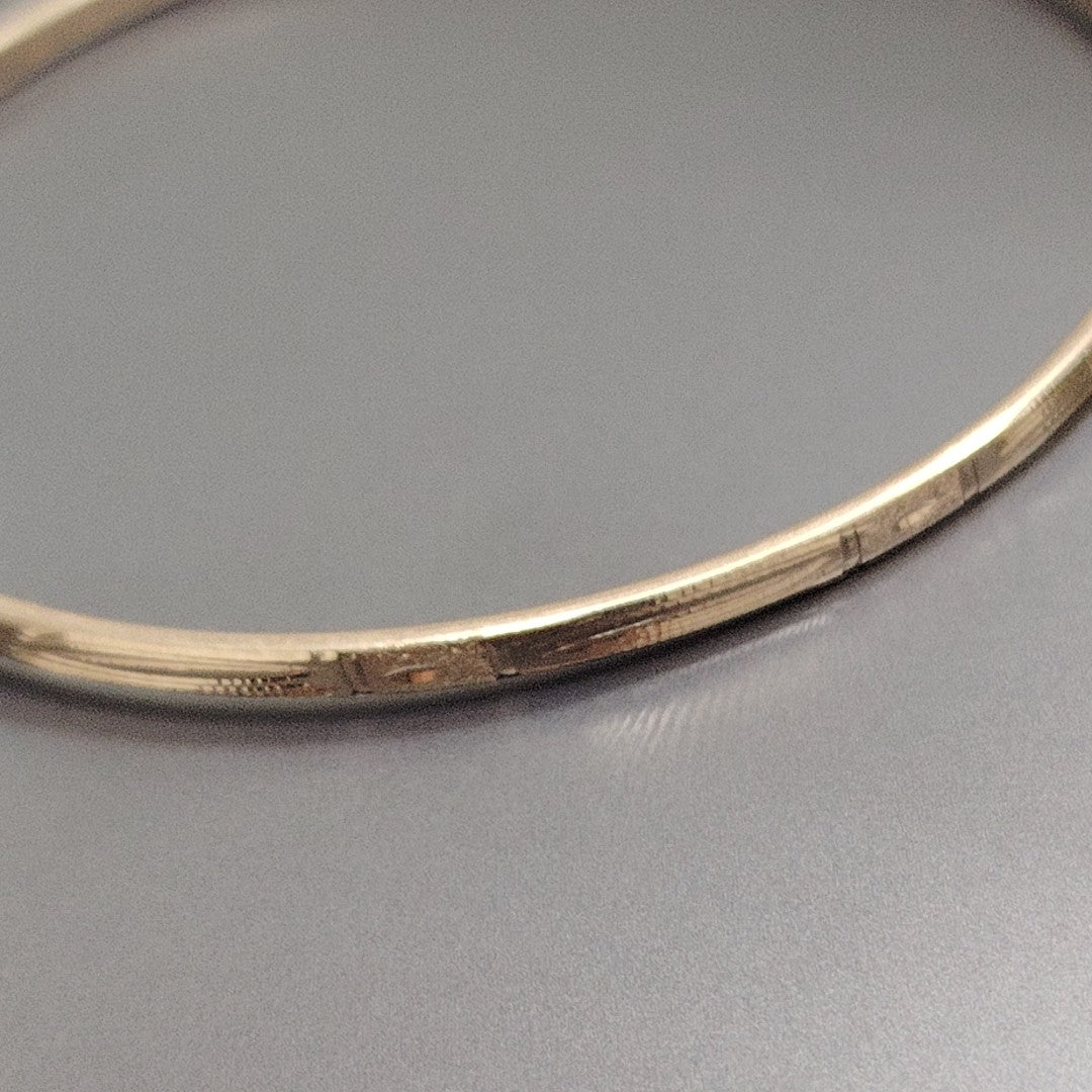 PULSERA, PULSERA RIGIDA ORO 10 K 4.1 GRMS (SEMINUEVO)
