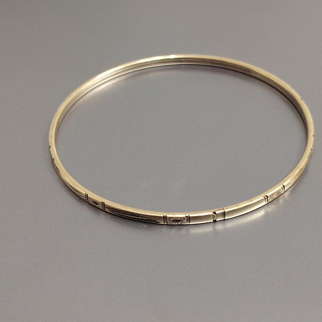 PULSERA, PULSERA RIGIDA ORO 10 K 4.1 GRMS (SEMINUEVO)