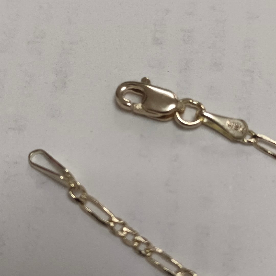 PULSERAS BARBADA ORO 14K 21 CM 1.7 GR (NUEVO)