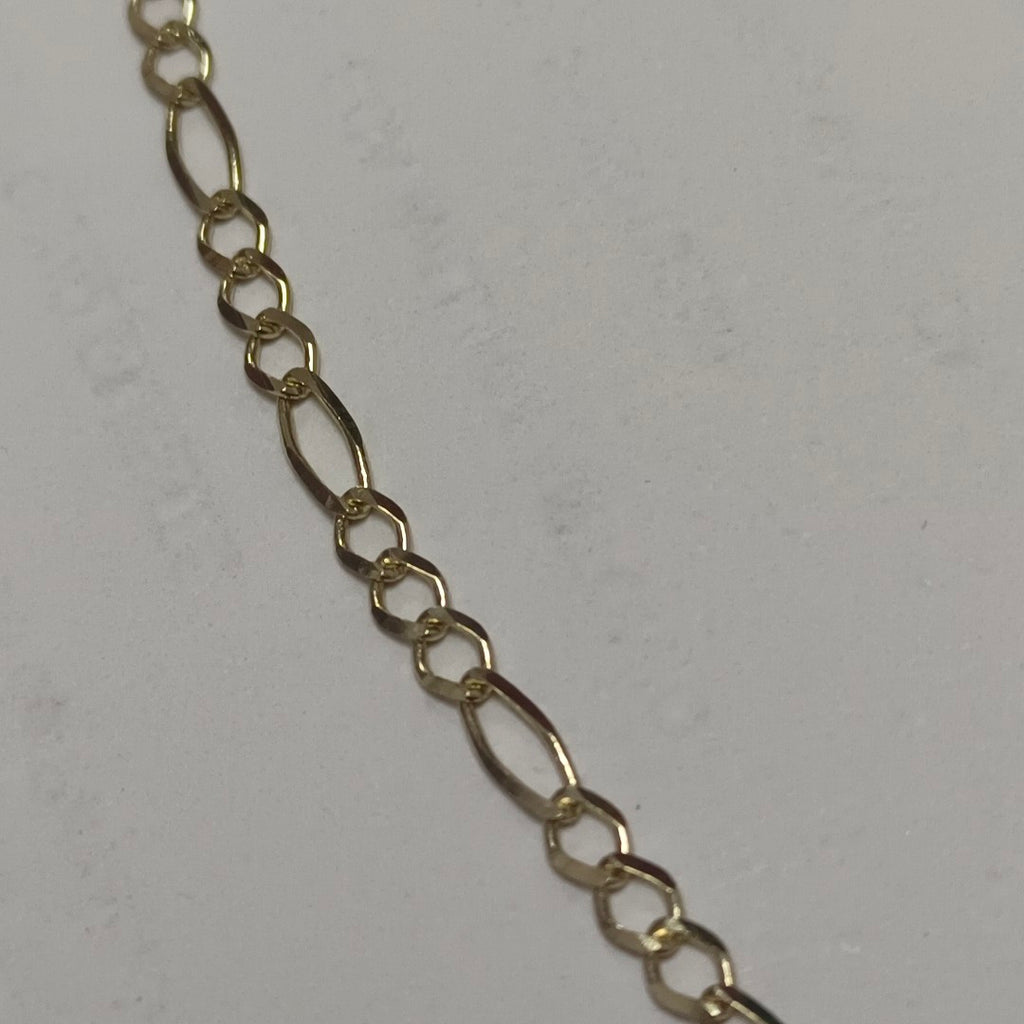 CADENAS TEJIDO 3X1 ORO 10K 50 CM 3.9 GR (NUEVO)