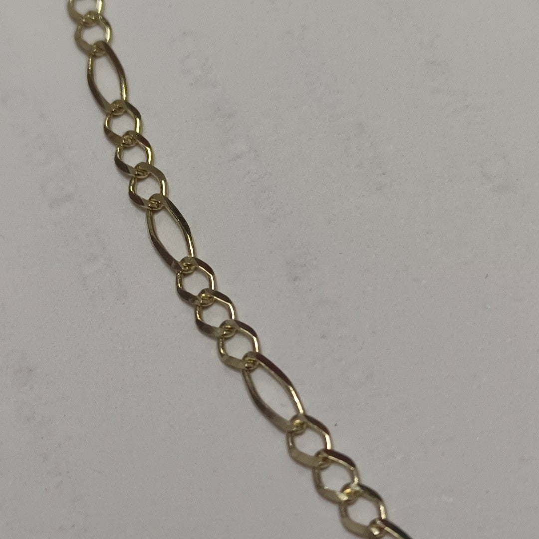 CADENAS TEJIDO 3X1 ORO 10K 50 CM 3.9 GR (NUEVO)